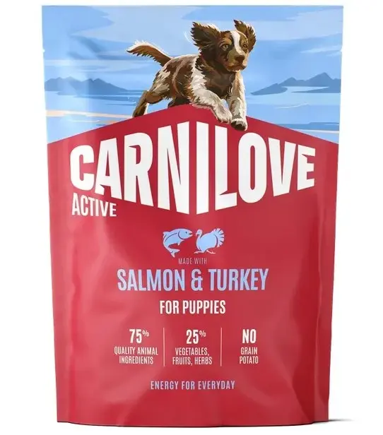 Carnilove Active Salmon & Turkey Puppy koeratoit 1,5kg 