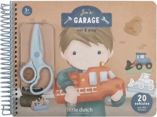 Little Dutch Meisterdamisraamat ´Jim & Friends autod´