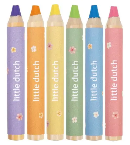 Little Dutch Värvipliiatsid ´Rosa & Firends´