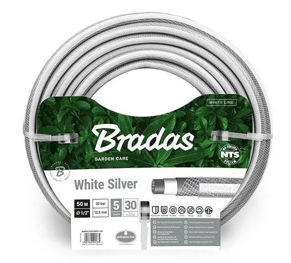 Kastmisvoolik NTS WHITE SILVER ½" 50m