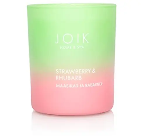 JOIK Home & Spa lõhnaküünal Maasikas ja Rabarber 150g