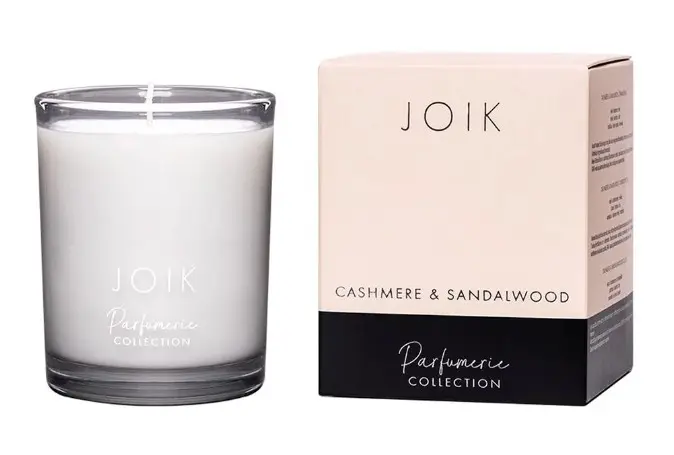 JOIK lõhnaküünal Cashmere & Sandalwood 230g
