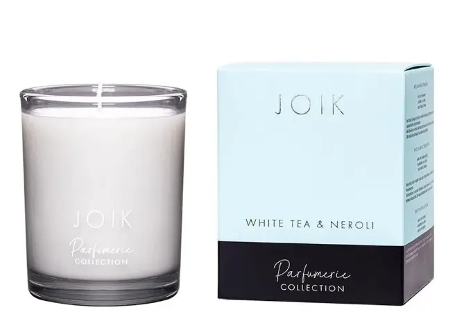 JOIK lõhnaküünal White Tea & Neroli 230g