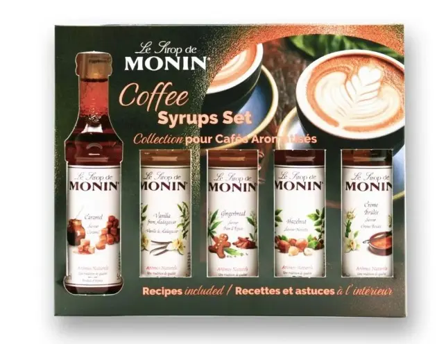 MONIN Kohvisiirupite komplekt 5×50ml