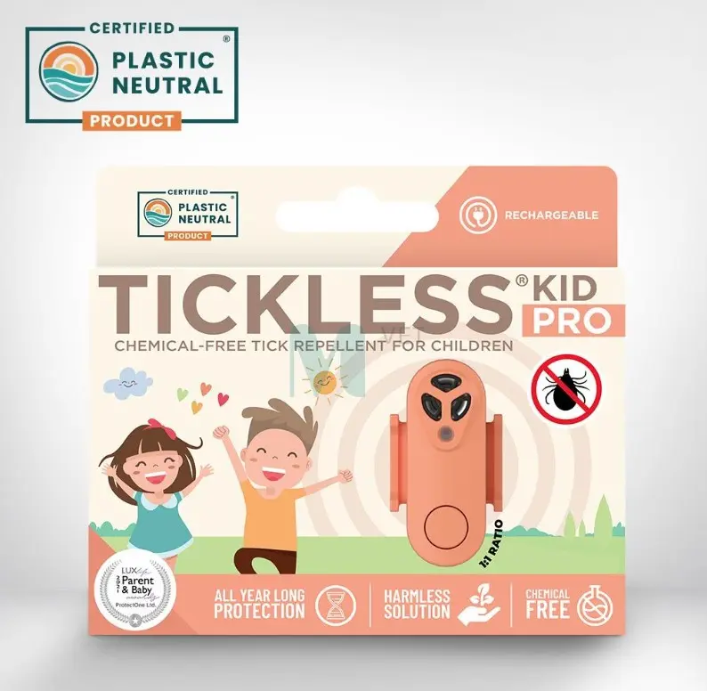  TICKLESS puugipeletaja Kid Pro ultraheliseade virsik (USB)