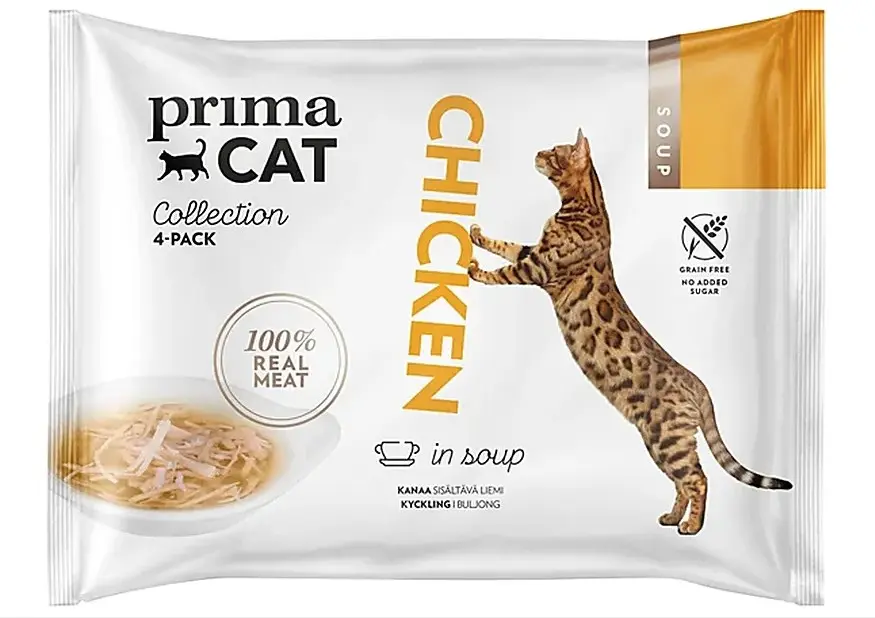 PrimaCat Soup kanasupp 4x40g