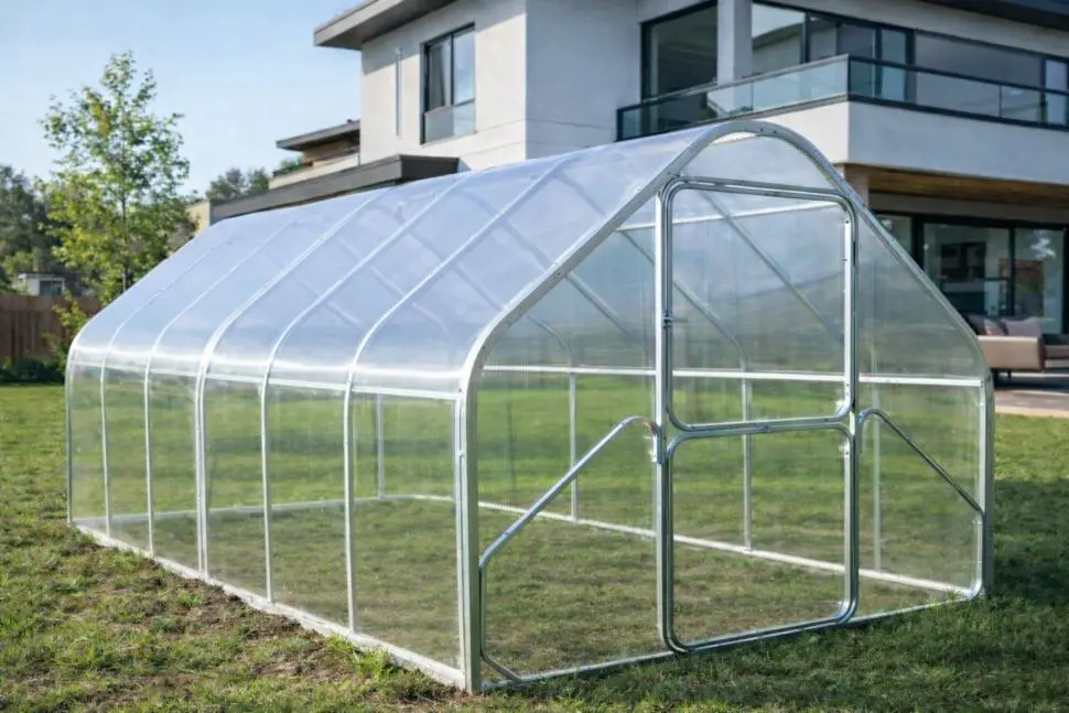 Kasvuhoone Solid House Shape 2,7 x 6m