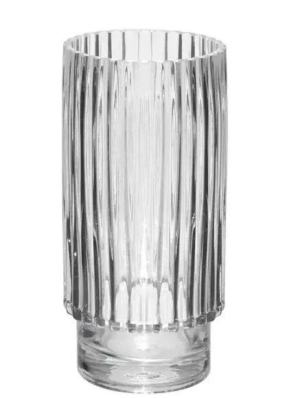 Klaasvaas "Wide Ribbed" D9,5 H20cm 