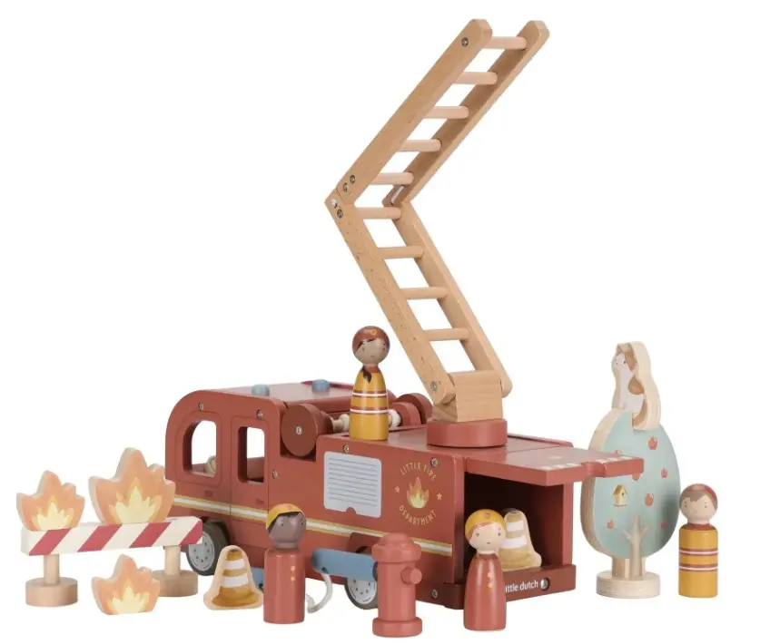 Little Dutch Tuletõrjeauto komplekt FSC