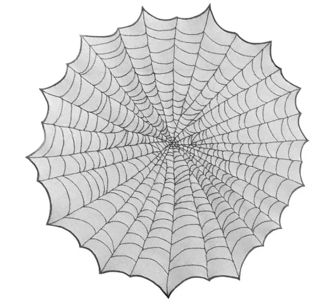 Laudlina ämblikuvõrgumustriga 124cm