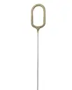Säraküünal number 0, 15cm kuldne