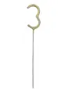 Säraküünal number 3, 15cm kuldne