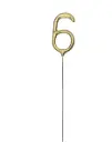 Säraküünal number 6, 15cm kuldne