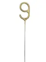 Säraküünal number 9, 15cm kuldne