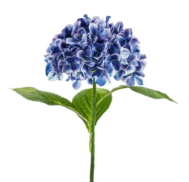 Kunstlill hortensia 69cm tumesinine