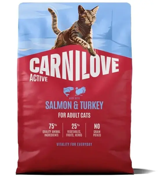 Carnilove Active Salmon & Turkey kassitoit 2kg 