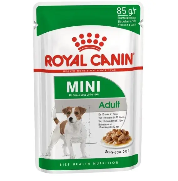 Royal Canin Mini Adult Gravy koeratoit 85g