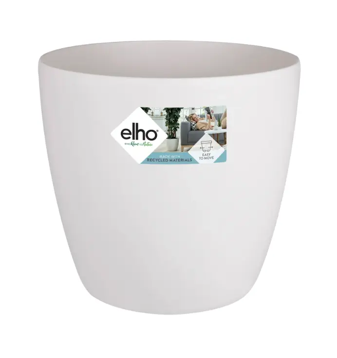 Ümbrispott Elho Brussels d18cm valge