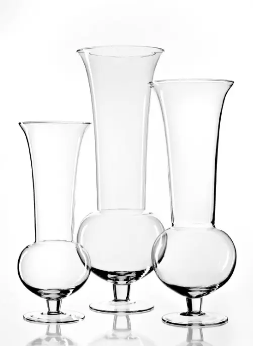 Klaasvaas CHEVAL 23*60cm