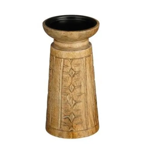 Küünlahoidja Zazar d10 h20cm pruun