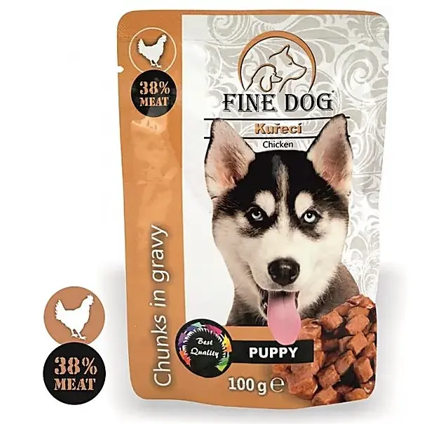 Fine Dog kutsikaeine kanaga 100g								 