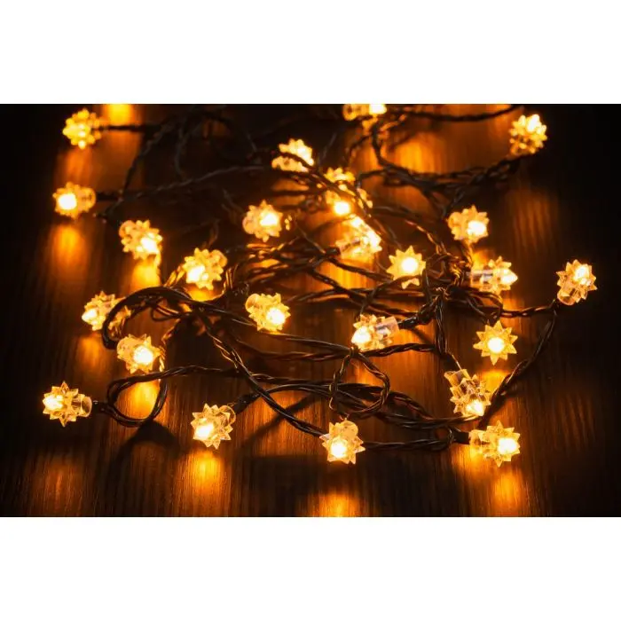 Valguskett Retro 120LED merevaik/must