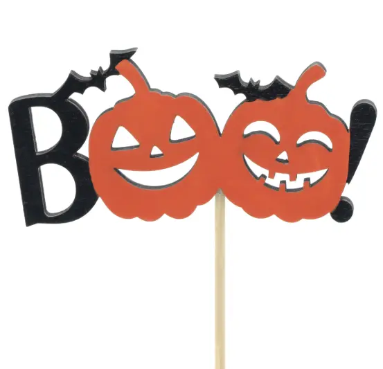 Dekoratsioon "Boo" 10cm tikul 