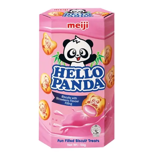 Hello Panda küpsisekarud maasikatäidisega 50g