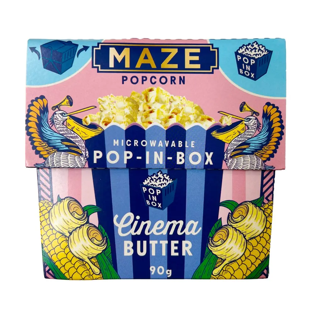 Popcorn Pop-in-Box võiga 90g