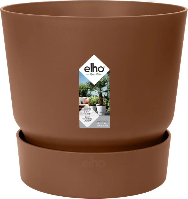 Istutuspott Elho GV alusega pruun 18-40cm