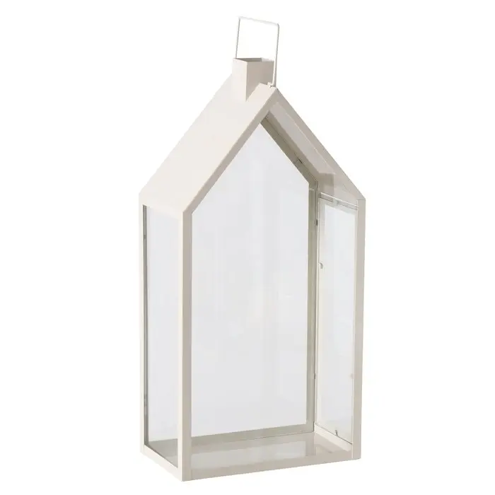 Latern Ashley h39,5cm valge