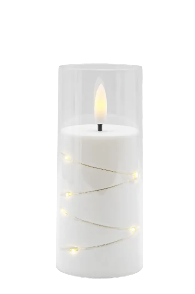 Kalmuküünal LED d5 h12,5cm (täiteküünal)