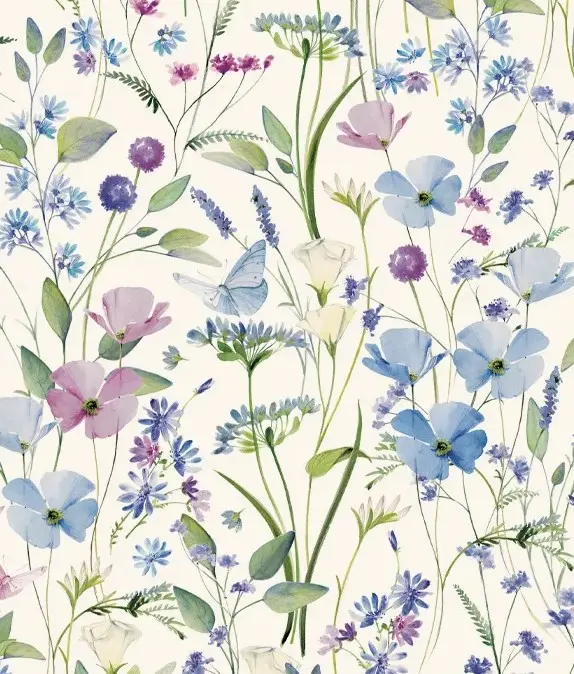 Kinkepaber Carta 'Floreale di primavera' 70x100cm