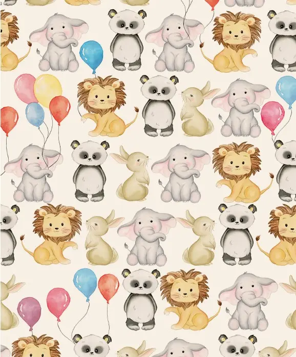 Kinkepaber Carta 'Animaletti in festa' 70x100cm 