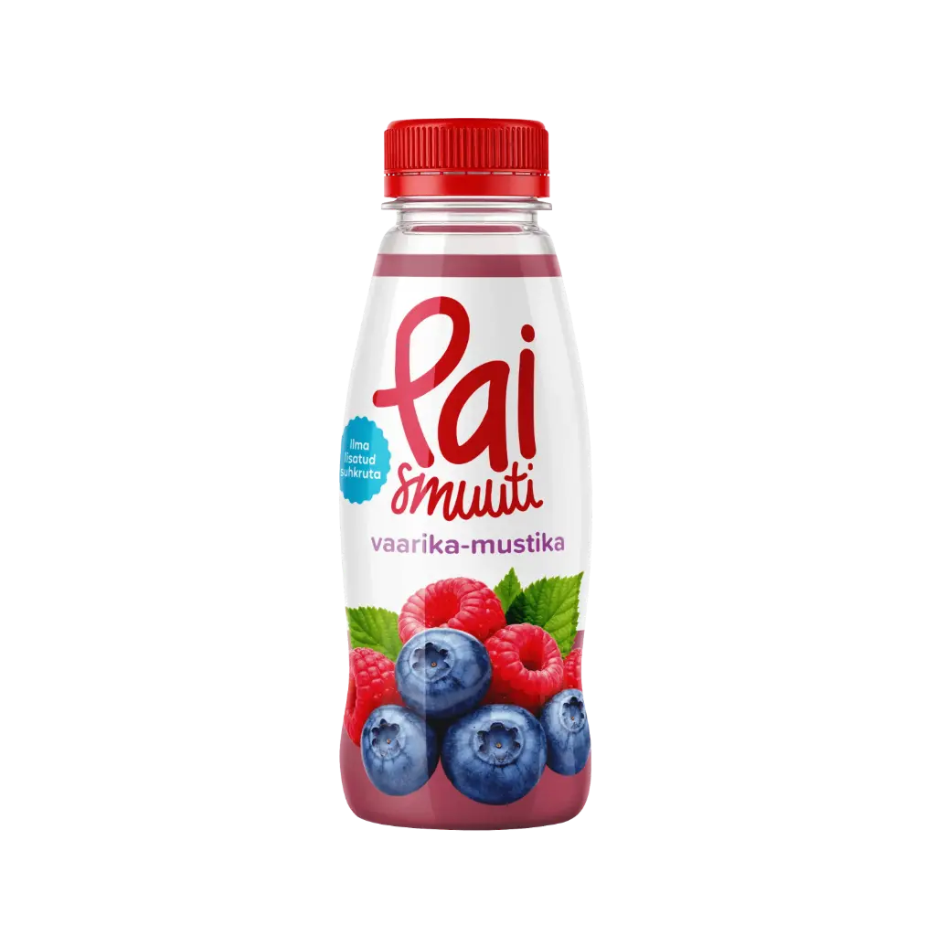 Pai vaarika-mustika smuuti 250ml
