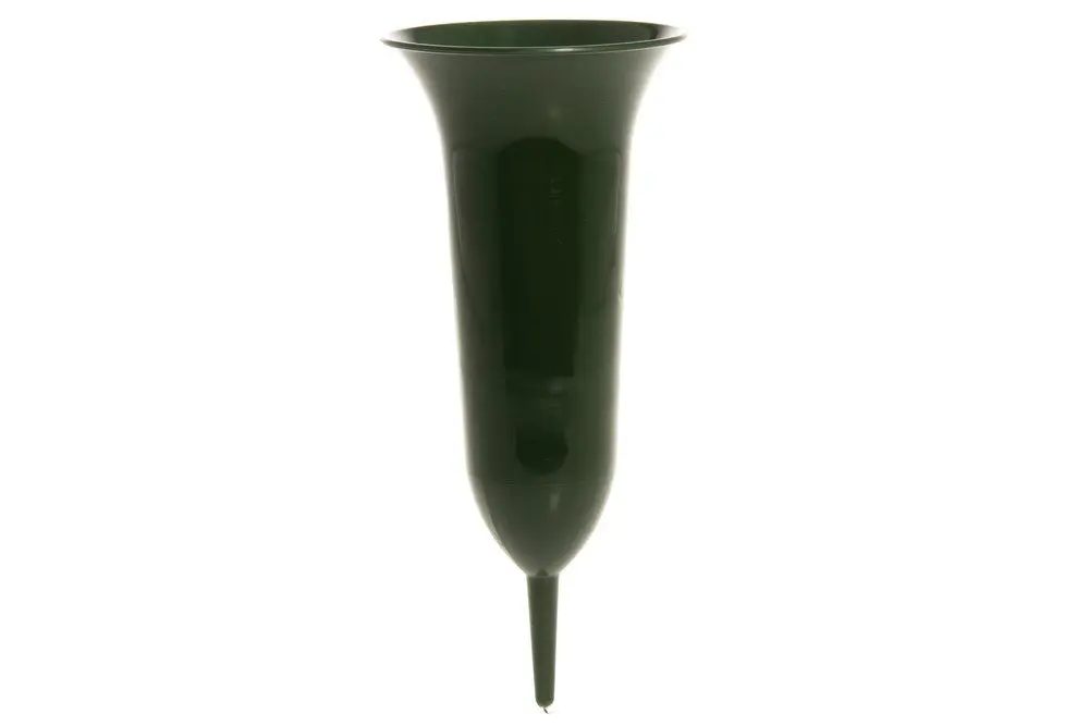 Kalmuvaas plastikust 26cm roheline