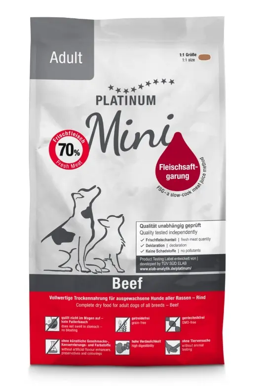 Koeratoit Adult Beef Mini 900g 