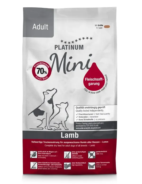 Koeratoit Adult Lamb Mini 900  