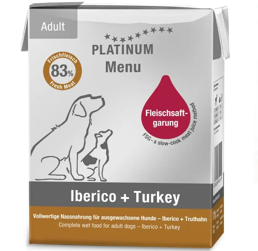 Platinum Menu Iberico+Turkey koerte märgtoit 185g