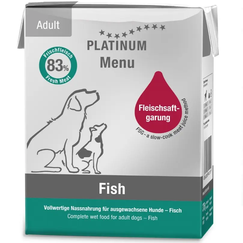 Platinum Menu Fish koerte märgtoit 185g