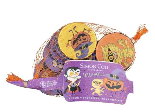 Simon Coll šokolaadist Halloweeni medalid võrgus 53g