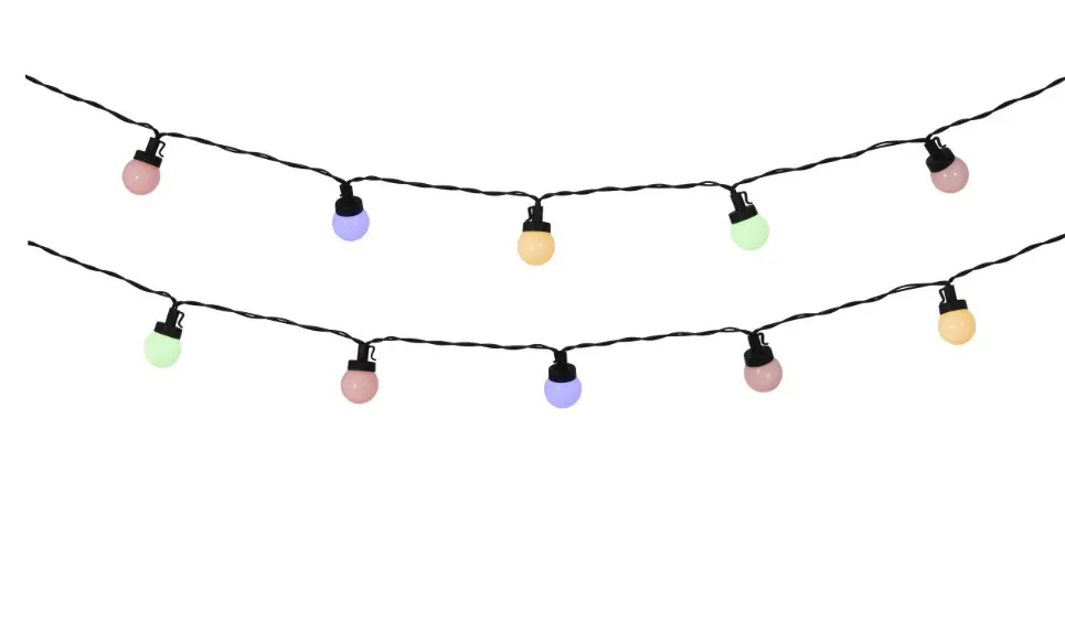 Valguskett 30LED 4,35m mitmevärviline