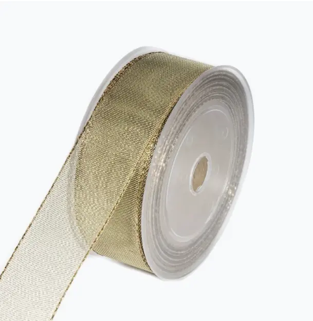 Dekoratiivpael õhuline kuldne 2cm*10m