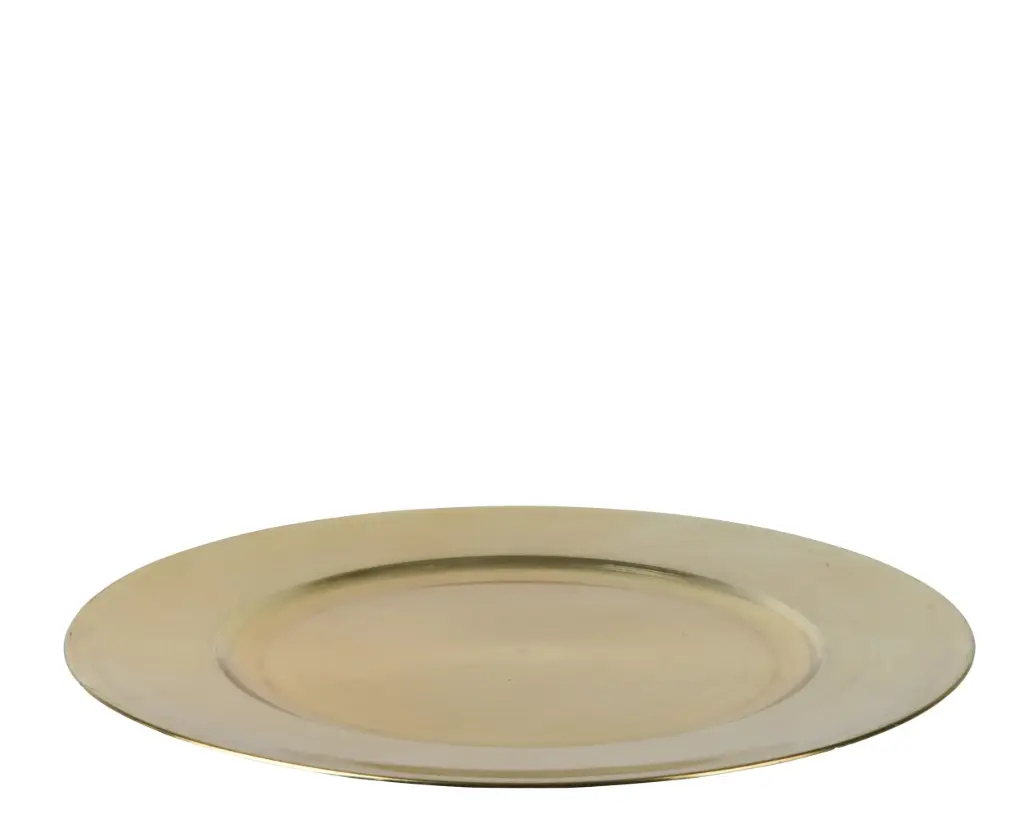 Dekoratiivtaldrik plastikust d33cm kuldne