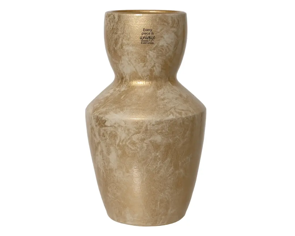 Keraamiline vaas d19 h30cm kuldne