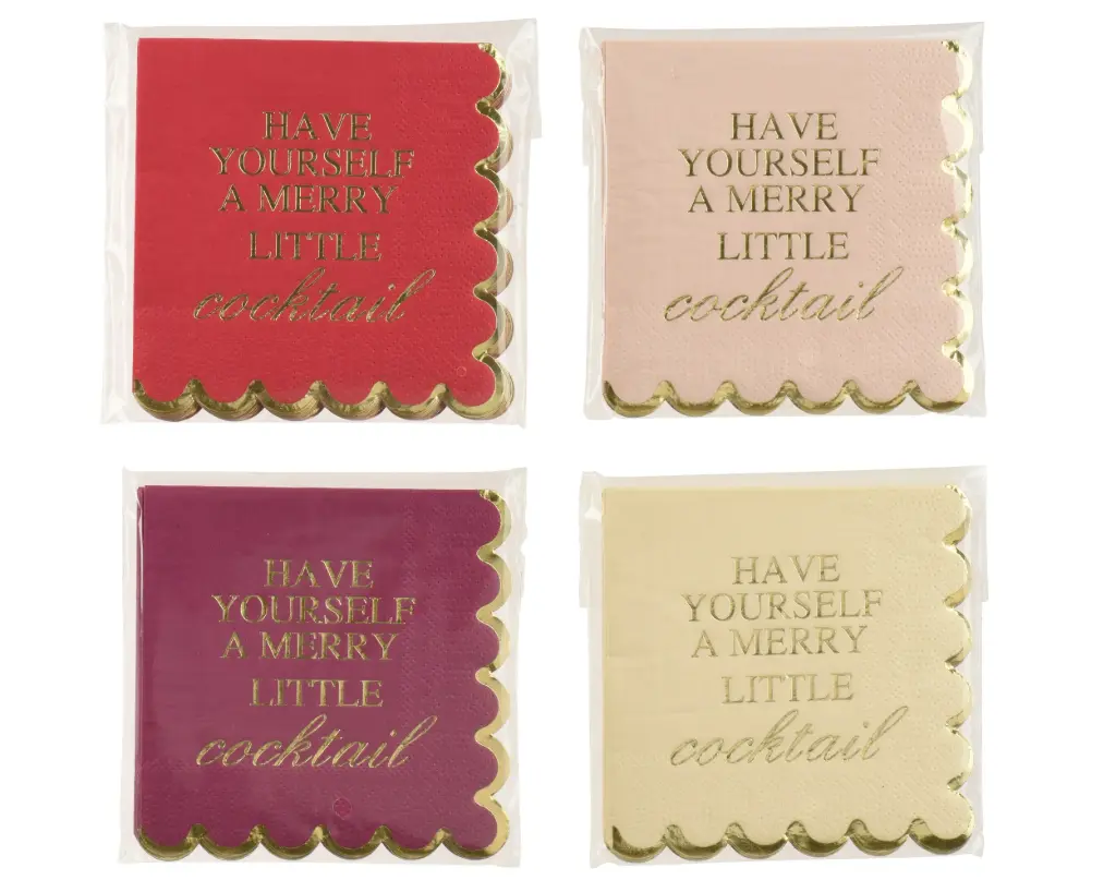 Salvrätikud Merry Little Cocktail valik 23x23cm