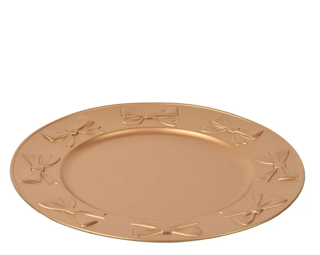 Dekoratiivtaldrik lipsud d33cm kuldne