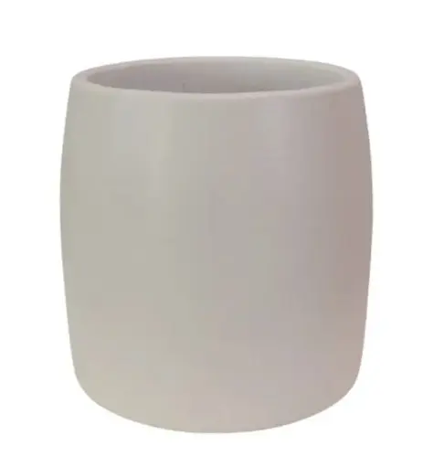 Ker.pott Garnett 18*17cm valge, matt