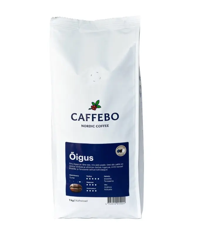 Caffebo Õigus, kesk-tume röst, oakohv 1kg