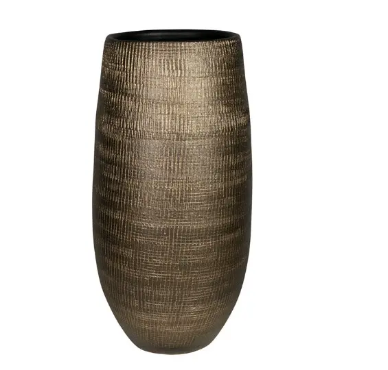 Lillepott kõrge Ryan d27 h50cm kuldne